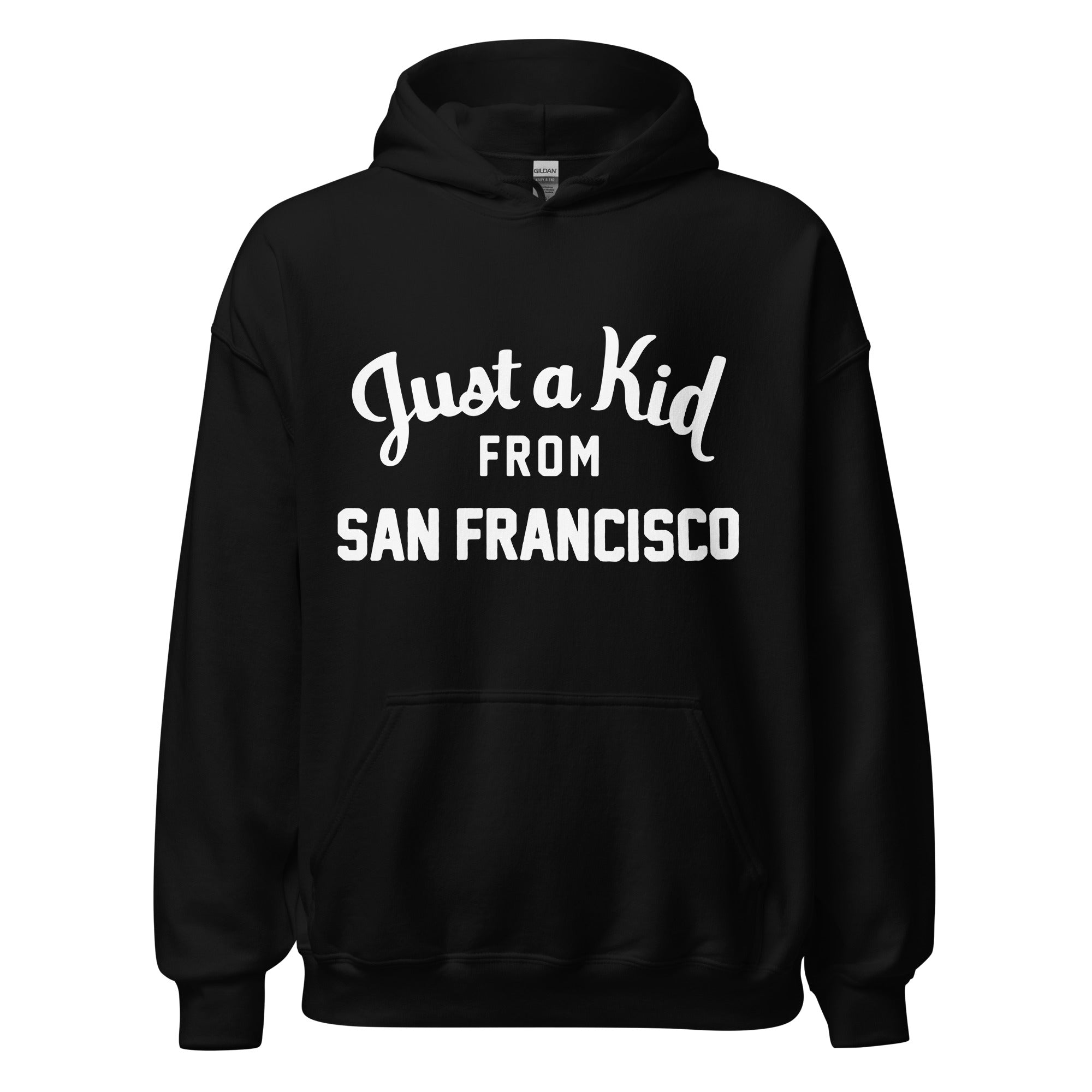 Unisex Black Hoodie Sweatshirt | San Francisco