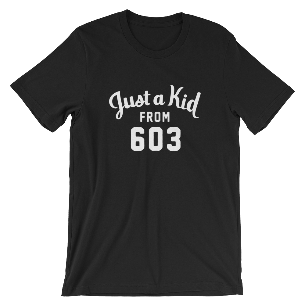 603 T-Shirt | Just a Kid from 603