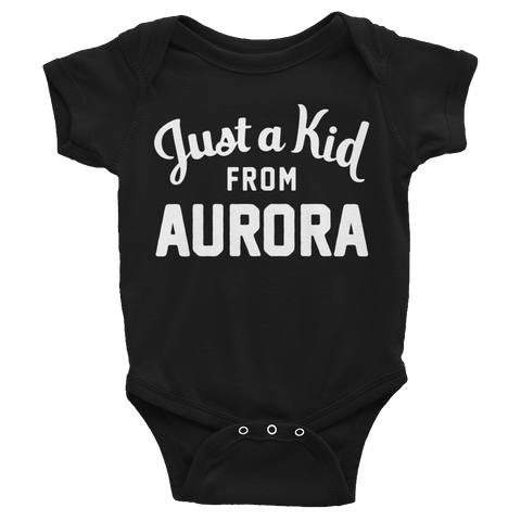 Aurora Onesie | Just a Kid from Aurora