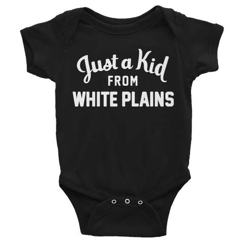 White Plains Onesie | Just a Kid from White Plains