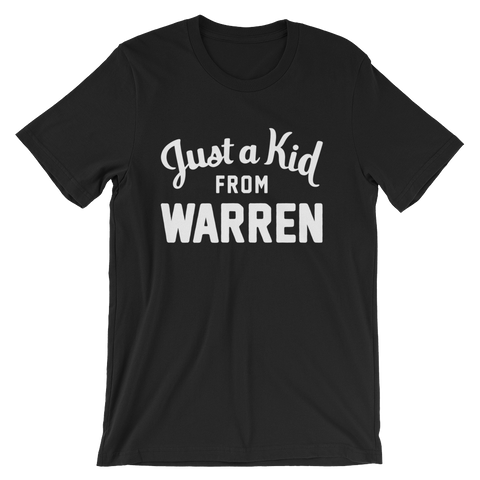 Warren T-Shirt | Just a Kid from Warren