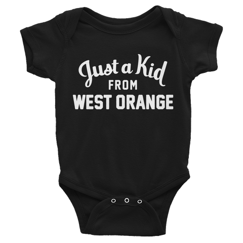 West Orange Onesie | Just a Kid from West Orange