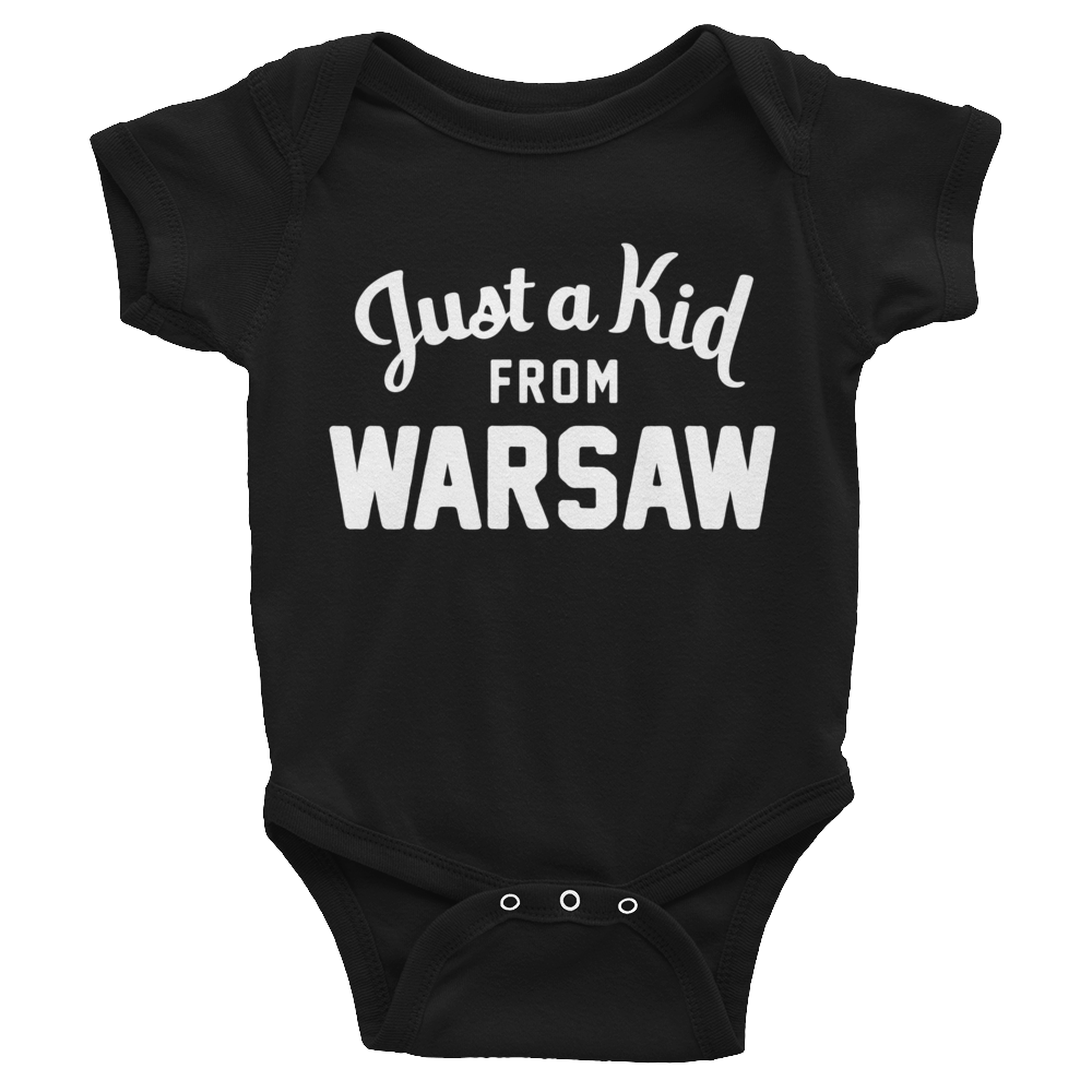 Warsaw Onesie | Just a Kid from Warsaw