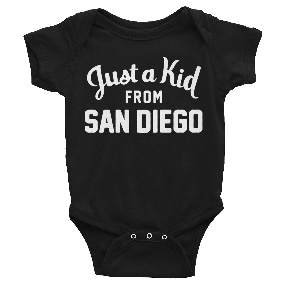 San Diego Onesie | Just a Kid from San Diego