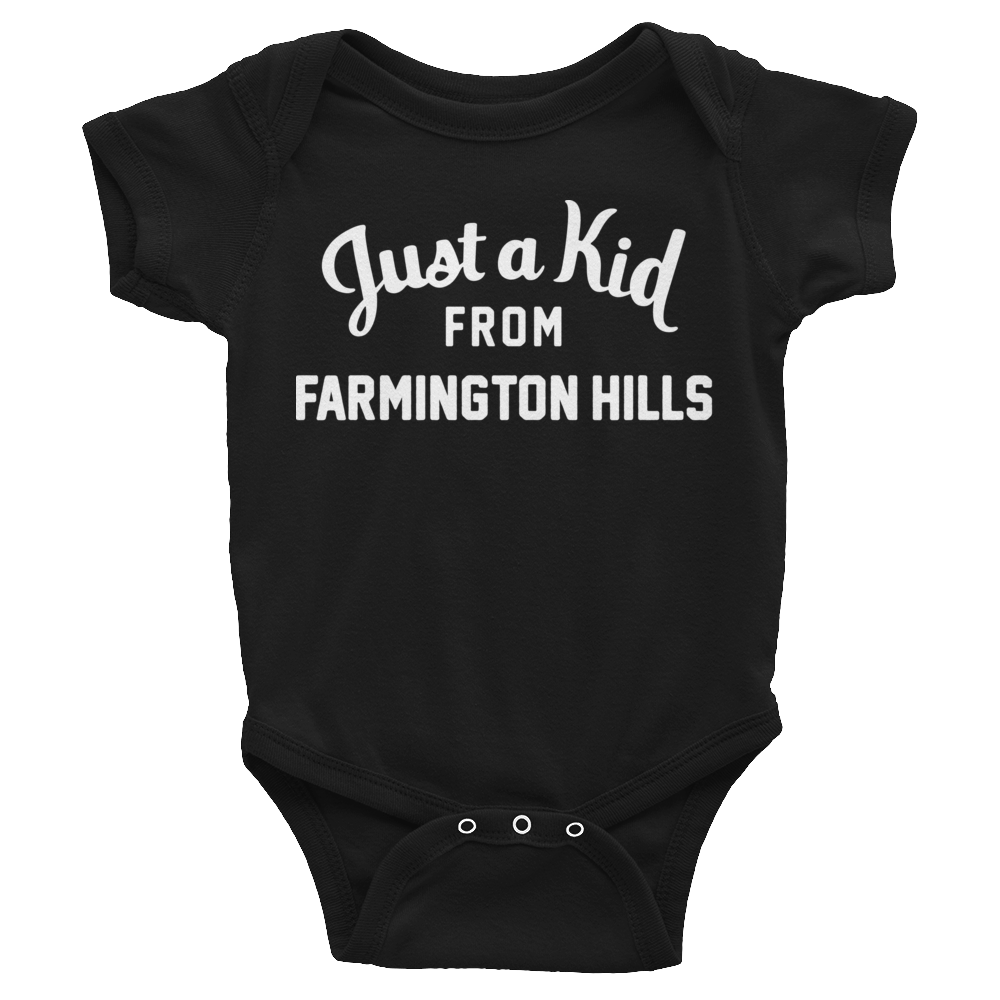 Farmington Hills Onesie | Just a Kid from Farmington Hills