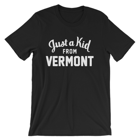 Vermont T-Shirt | Just a Kid from Vermont