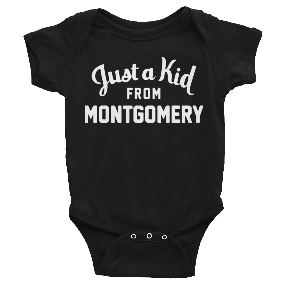 Montgomery Onesie | Just a Kid from Montgomery