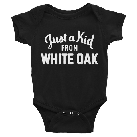 White Oak Onesie | Just a Kid from White Oak