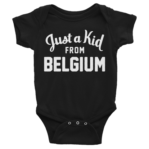 Belgium Onesie | Just a Kid from Belgium