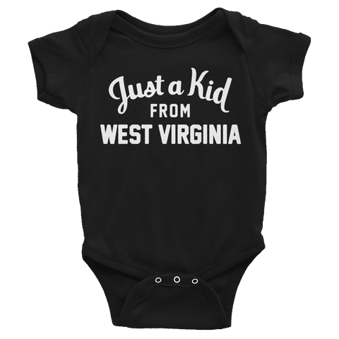 West Virginia Onesie | Just a Kid from West Virginia