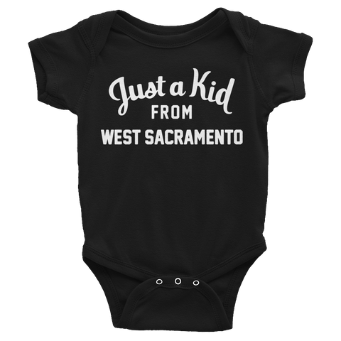 West Sacramento Onesie | Just a Kid from West Sacramento