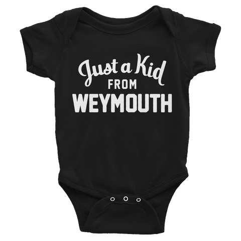 Weymouth Onesie | Just a Kid from Weymouth