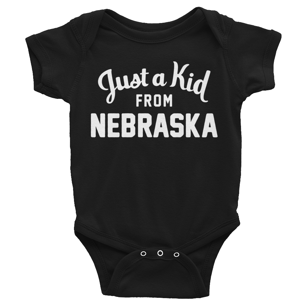 Nebraska Onesie | Just a Kid from Nebraska