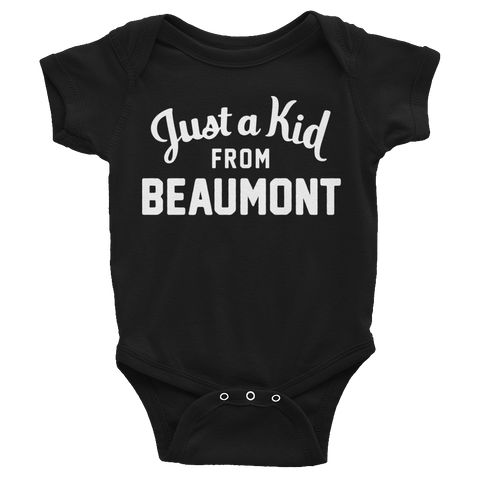 Beaumont Onesie | Just a Kid from Beaumont