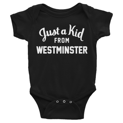 Westminster Onesie | Just a Kid from Westminster