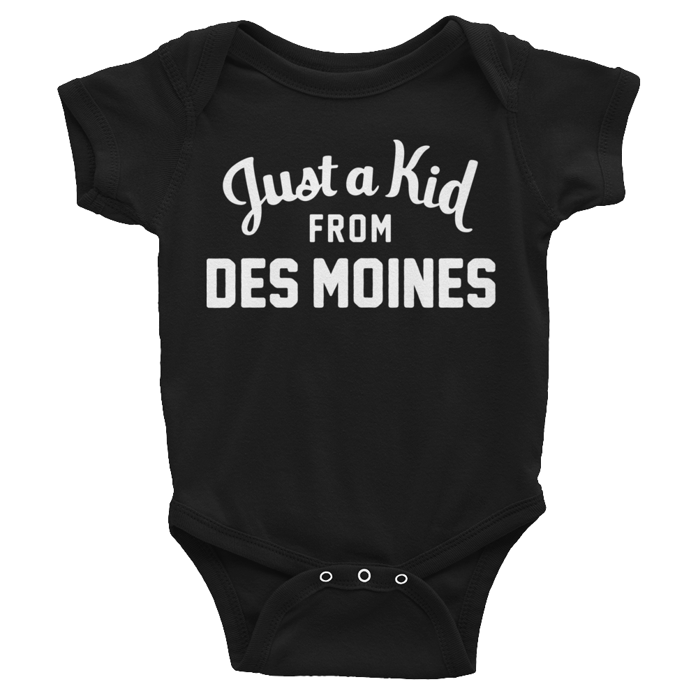 Des Moines Onesie | Just a Kid from Des Moines