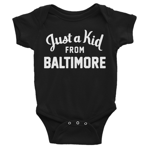 Baltimore Onesie | Just a Kid from Baltimore