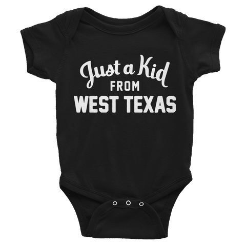 West Texas Onesie | Just a Kid from West Texas